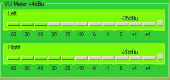 LED VU meter Control